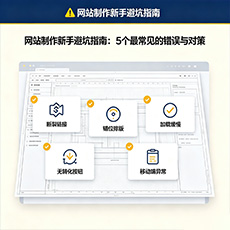 绍兴建站-网站制作新手避坑指南：5个最常见的错误与对策