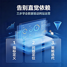 绍兴建站-告别直觉依赖：三步学会数据驱动网站运营