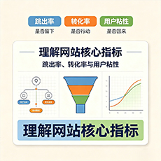 绍兴建站-理解网站核心指标：跳出率、转化率与用户粘性