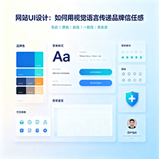绍兴建站-网站UI设计:如何用视觉语言传递品牌信任感