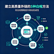 绍兴建站-建立高质量外链的5种白帽方法